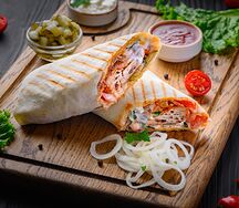 Люля-кебаб куриный в лаваше