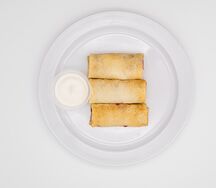 Блинчики с джемом клубничным