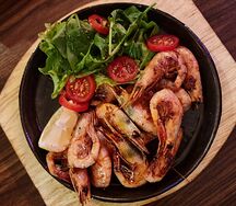 Креветки отварные