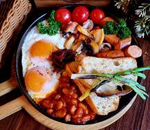 Сытный завтрак