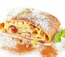 Штрудель с яблоком