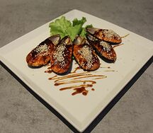 Запеченные мидии