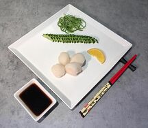 Сашими из гребешка