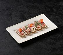 Бутер с салом по-французски