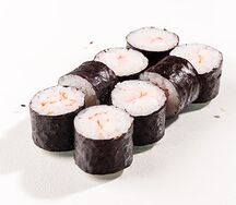 Маки с креветкой