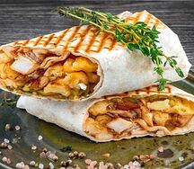 Двойная шаверма по-деревенски