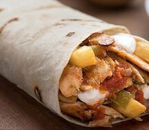 Шаверма с чипсами