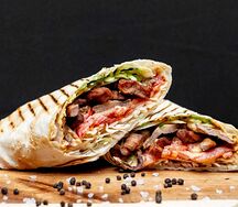 Шаверма с картошкой и с сыром