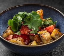 Салат с баклажанами