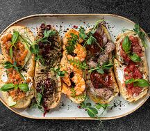 Большой сет брускетт