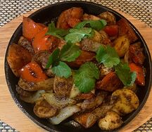 Оджахури с грибами