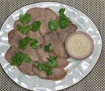 Язык говяжий с хреном