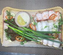 Сало с гренками и чесноком