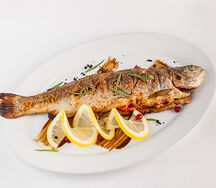 Форель с томатами и эстрагоном