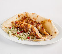 Люля-кебаб с сыром и овощами