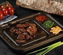 Куриная печень на гриле