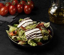 Салат с баклажаном гриль