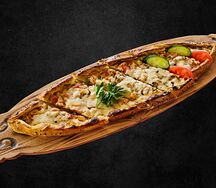 Пиде с курицей и сыром