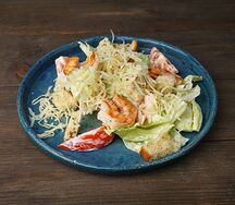 Салат Цезарь с креветкой