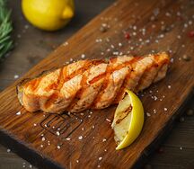 Стейк Лосось