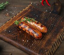 Колбаска острая толстая