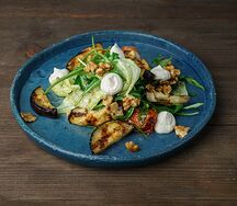 Салат с баклажаном гриль