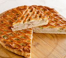 Пирог осетинский с мясом