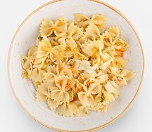 Макароны с овощами