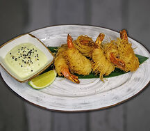 Креветки в тесте катаифи