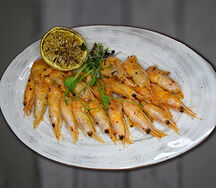 Креветки магаданские отварные