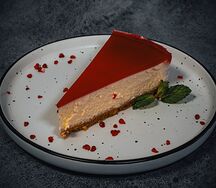 Чизкейк малиновый