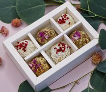 Набор конфет White truffle (белый) 6 шт в коробке