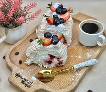 Меренговый рулет