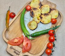 Картофель плеч на мангале