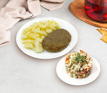 Комбо Эту котлетку мне муж купил