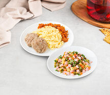 Обед с пюрешкой