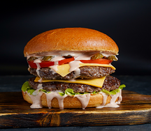 Двойной beef grill burger