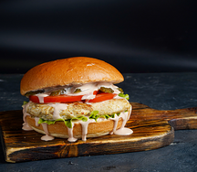 Beef Chiken grill burger
