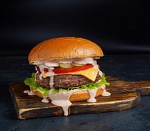 Beef grill burger