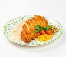 Курица Тонкацу с рисом