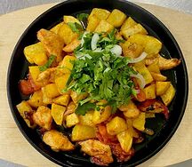 Жаркое с курицей