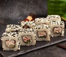 Калифорния Снежный краб в кунжуте