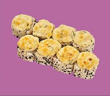 Ролл Запеченный с тигровой креветкой и курицей