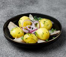 Сельдь с картофелем