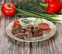 Шашлык из говядины кусковой