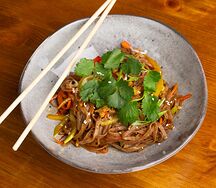 Wok Лапша соба с овощами