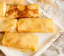 Блины с мясом