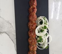 Люля-кебаб из баранины на углях