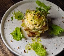 Блинчики с куриным жюльеном
