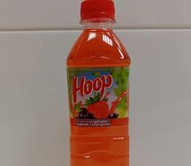 Hoop клубнично-чёрносмородиновый вкус, низкокалорийный негазированный напиток 0,5 л